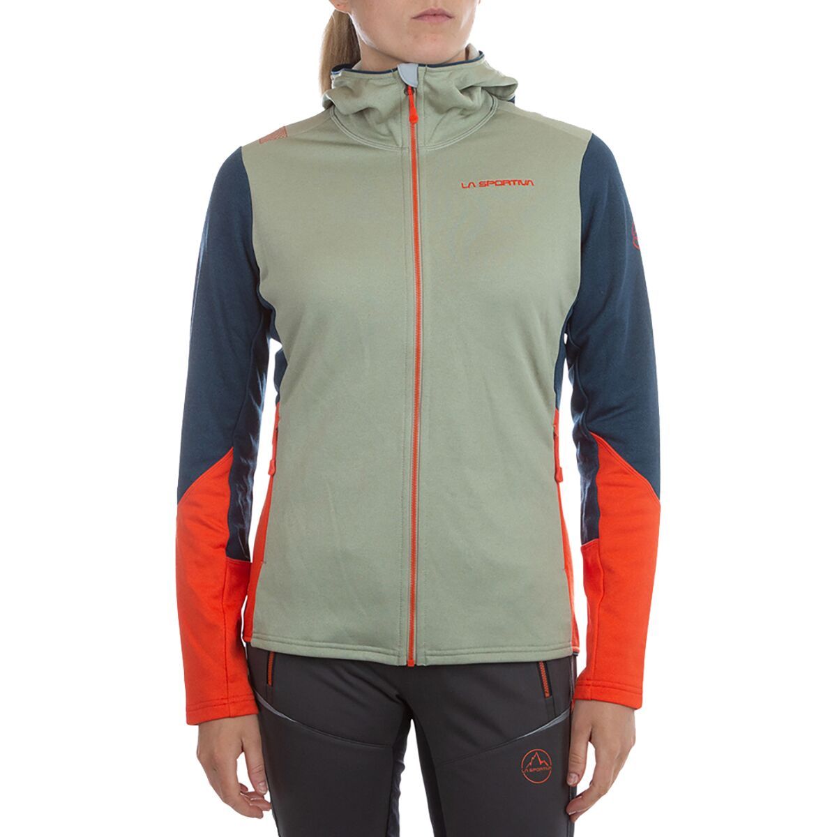 Image of La Sportiva Cosmic Hoodie - Women's Tea/Storm Blue, XS