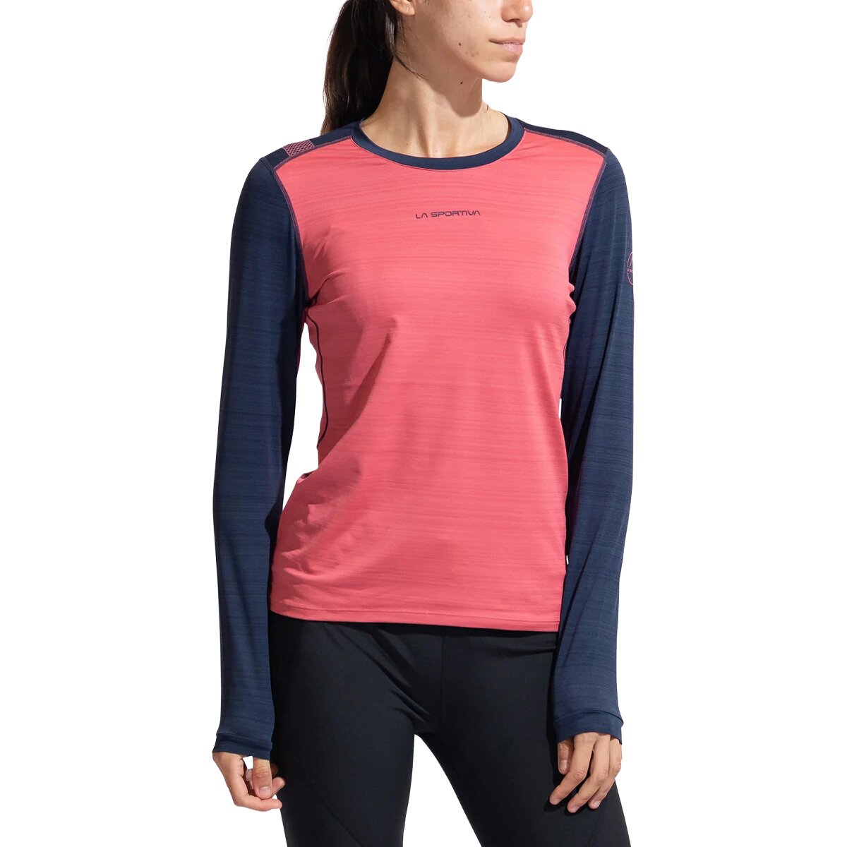 Image of La Sportiva Tour Long-Sleeve Shirt - Women's Rosebay/Night Sky, L