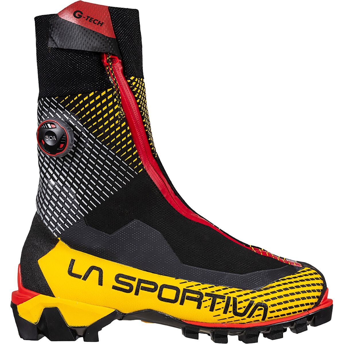 La Sportiva G-Tech Mountaineering Boot - Men's Black/Yellow, 41.0