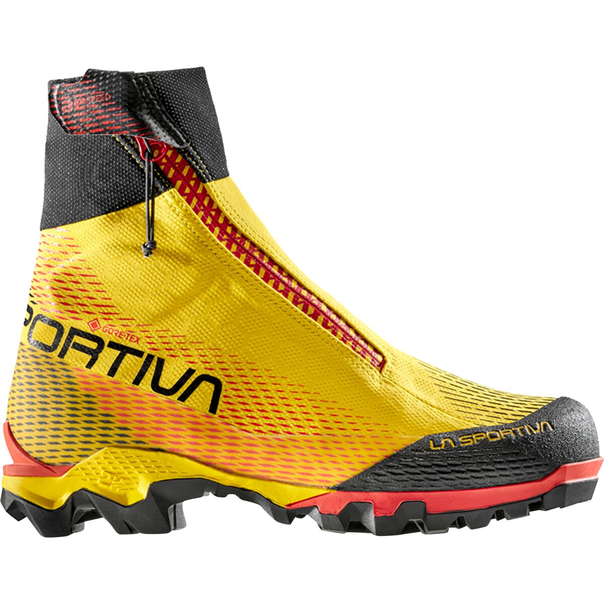 Image of La Sportiva Aequilibrium Speed GTX Mountaineering Boot - Men's Yellow/Black2, 40.5
