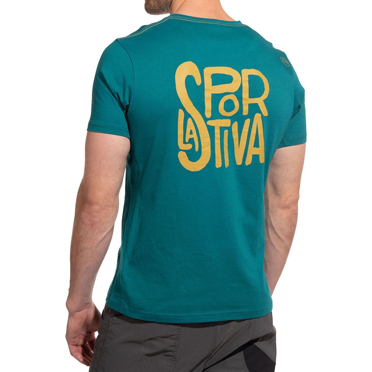 La Sportiva Back Logo T-Shirt - Men's Everglade, S