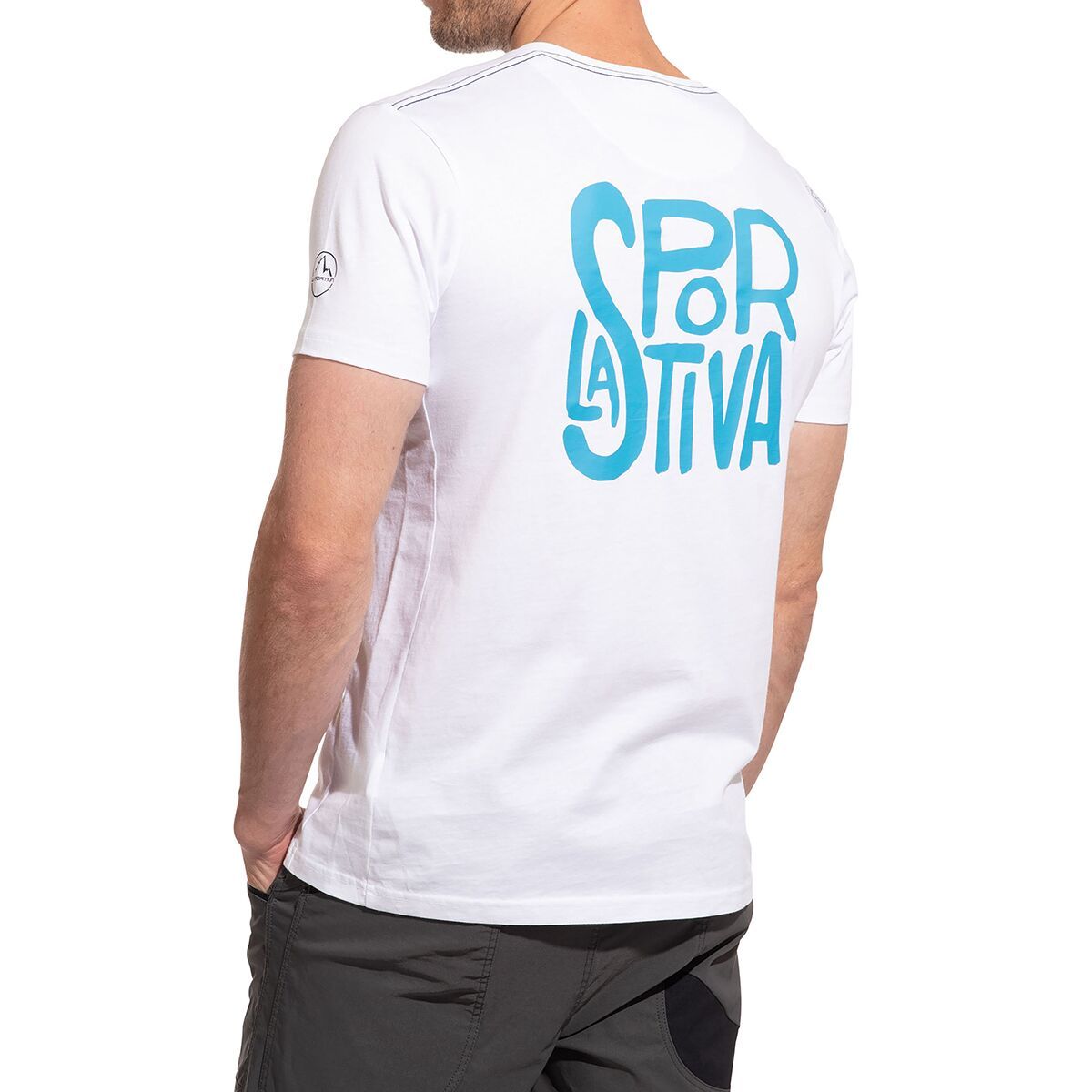 La Sportiva Back Logo T-Shirt - Men's White, XL
