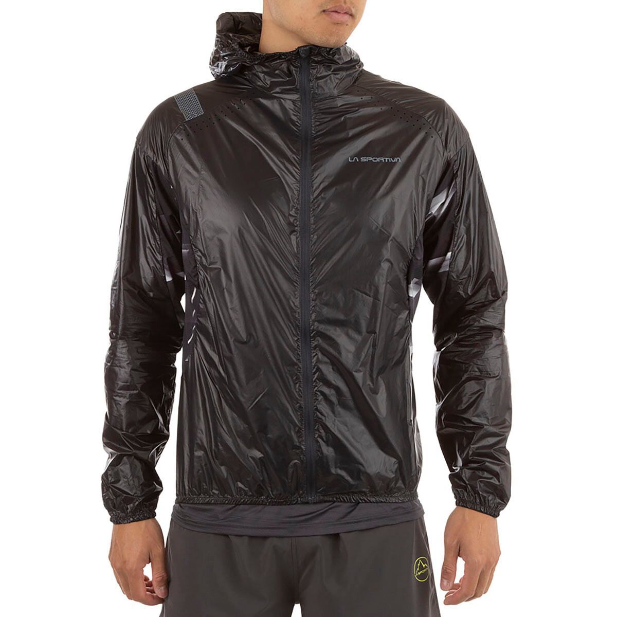 La Sportiva Blizzard Windbreaker - Men's Carbon/Black, M