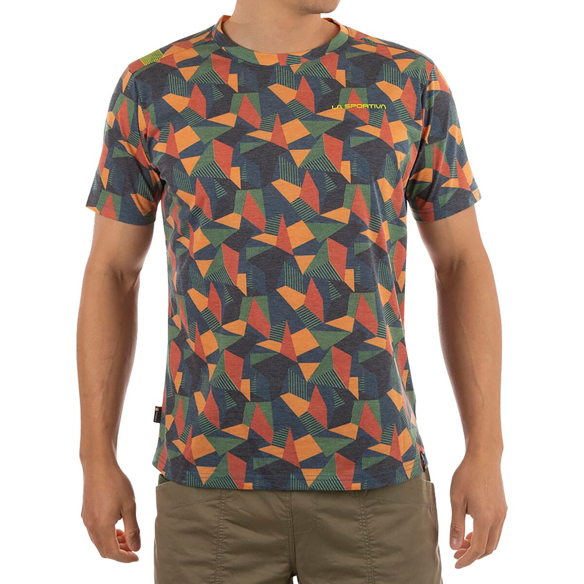 La Sportiva La Sportiva Dimension T-Shirt - Men's Storm Blue/Hawaiian Sun, XS