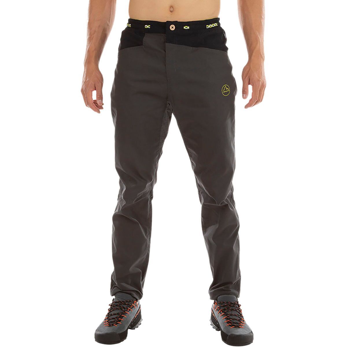 La Sportiva Machina Pant - Men's Carbon/Lime Punch, M