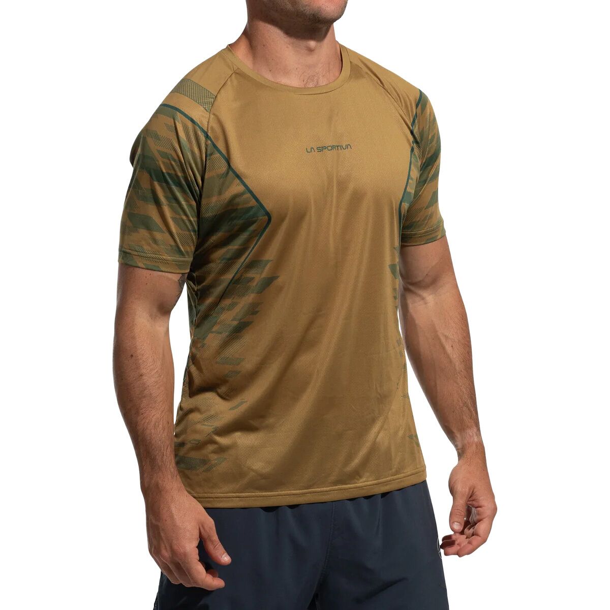 Image of La Sportiva Pacer T-Shirt - Men's Savana/Jungle, XL