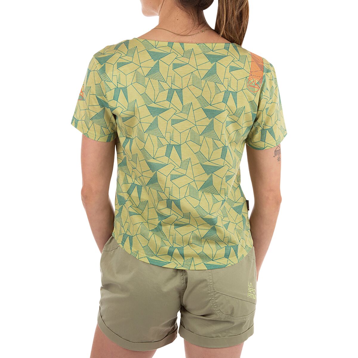 (取寄) スポルティバ レディース ディメンション Tシャツ - ウィメンズ La Sportiva women Dimension T-Shirt - Women's Everglade/Juniper La Sportiva Women's Dimension T-Shirt