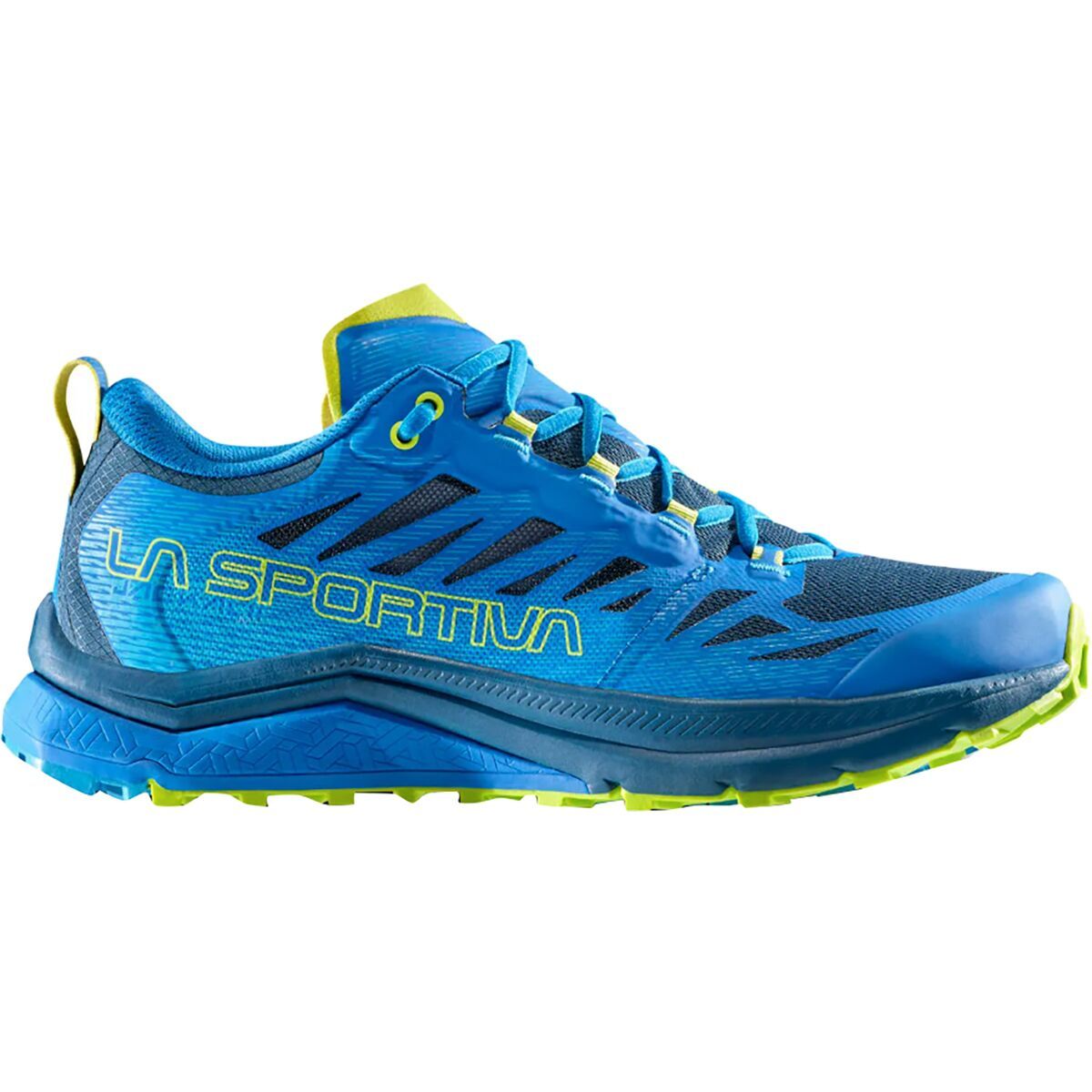 La Sportiva Jackal II Trail Running Shoe - Men's Electric Blue/Lime Punch, 44.5