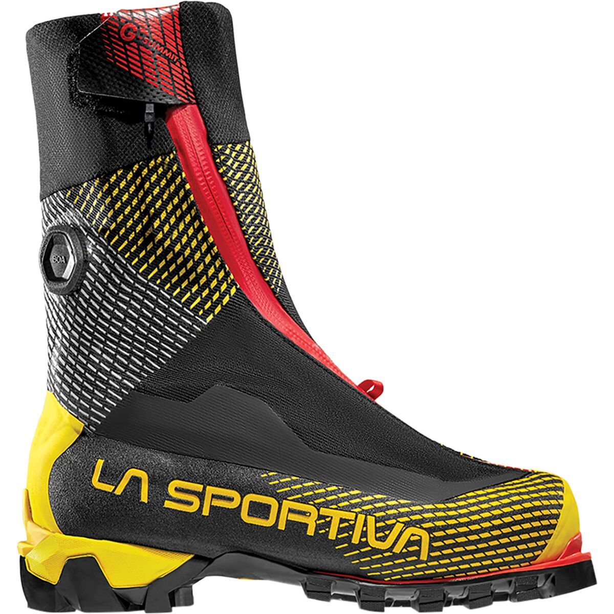 Image of La Sportiva G-Summit Mountaineering Boot - Men's Black/Yellow, 47.5