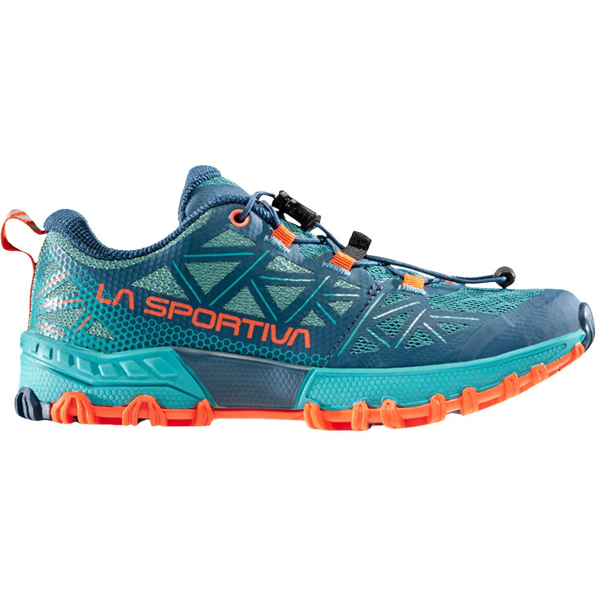 Image of La Sportiva Bushido II Trail Running Shoe - Kids' Lagoon/Storm Blue, 30.0