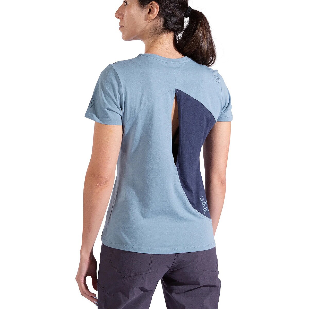 Image of La Sportiva Roof T-Shirt - Women's Limestone/Night Sky, XS