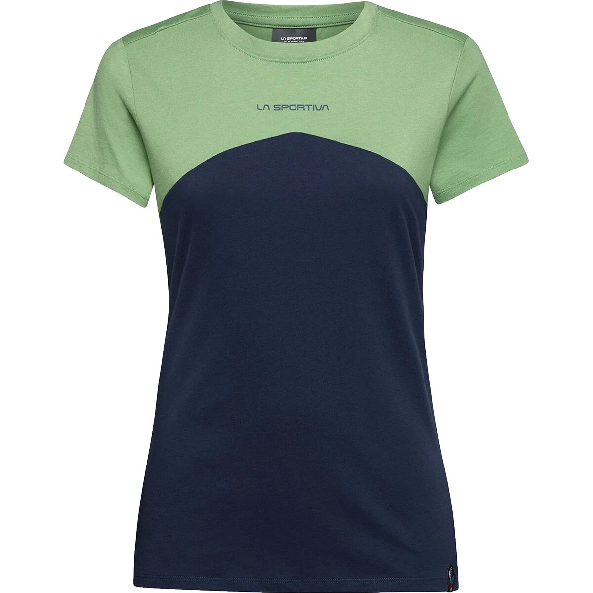 Image of La Sportiva Roof T-Shirt - Women's Night Sky/Aspen Green, XL