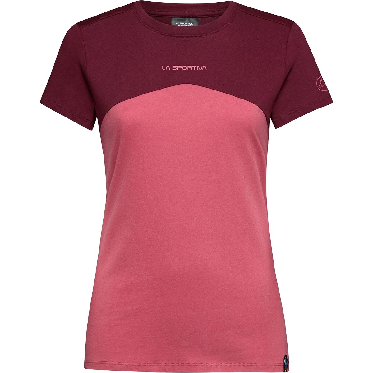 Image of La Sportiva Roof T-Shirt - Women's Rosebay/Redwood, M