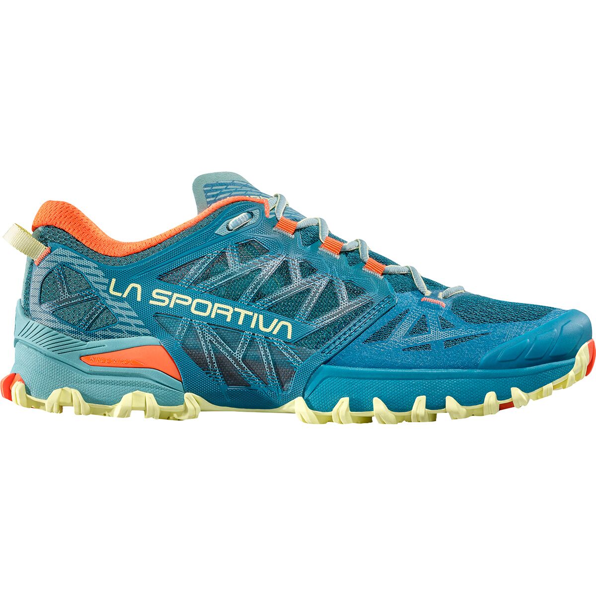 Image of La Sportiva Bushido III Trail Running Shoe - Women's Everglade/Zest, 39.0