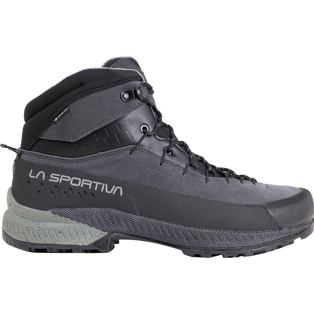 Image of La Sportiva TX4 Evo Mid GTX Approach Shoe - Men's Carbon/Clay, 44.5