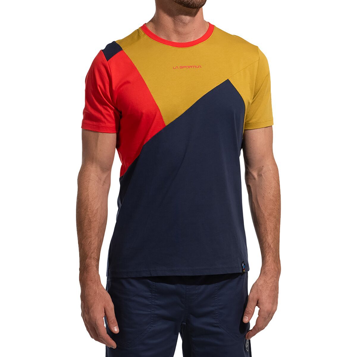 La Sportiva Dude T-Shirt - Men's Night Sky/Savana, S