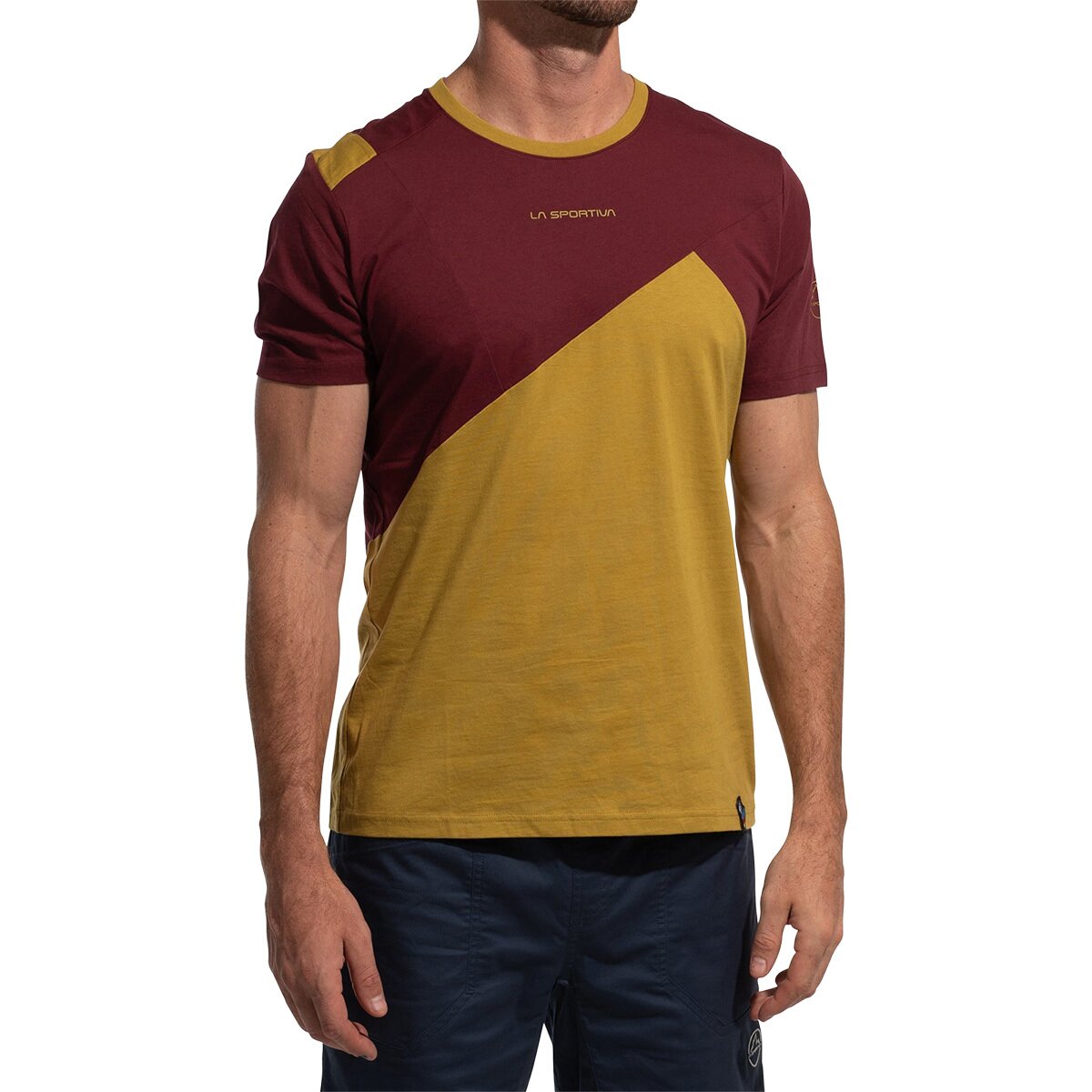 Image of La Sportiva Dude T-Shirt - Men's Savana/Redwood, XL