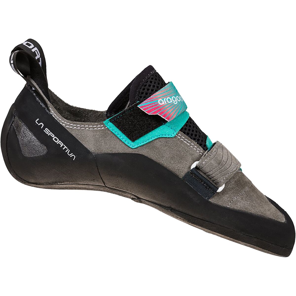 Image of La Sportiva Aragon Climbing Shoe - Women's Clay/Hibiscus, 41.0