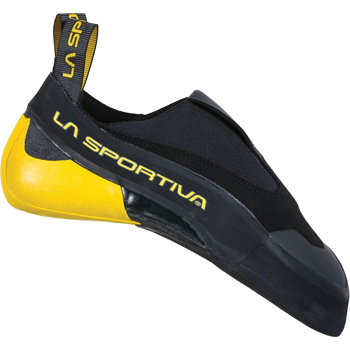 Image of La Sportiva Cobra 4:99 Climbing Shoe Black/Yellow, 40.0