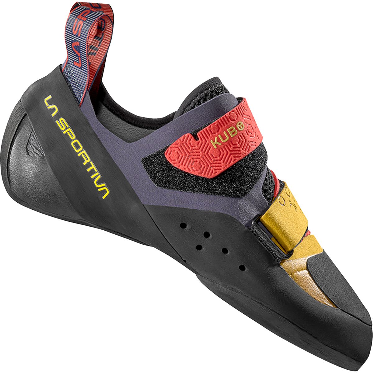 Image of La Sportiva Kubo Climbing Shoe Savana/Mountain Red, 38.5