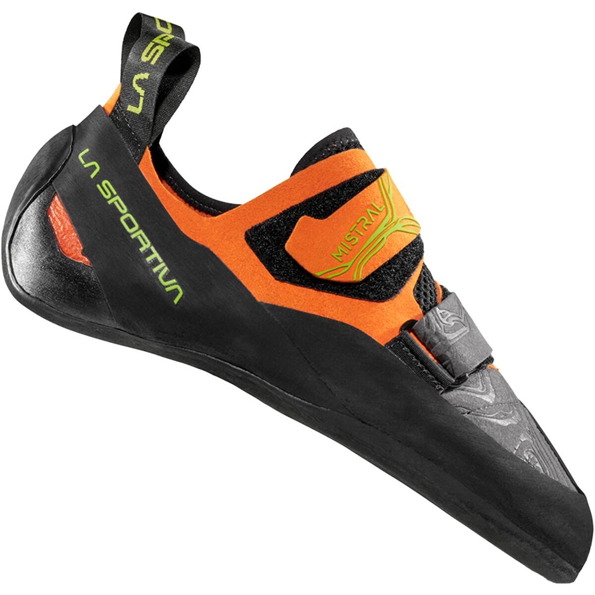 Image of La Sportiva Mistral Climbing Shoe Hawaiian Sun/Lime Punch, 42.0