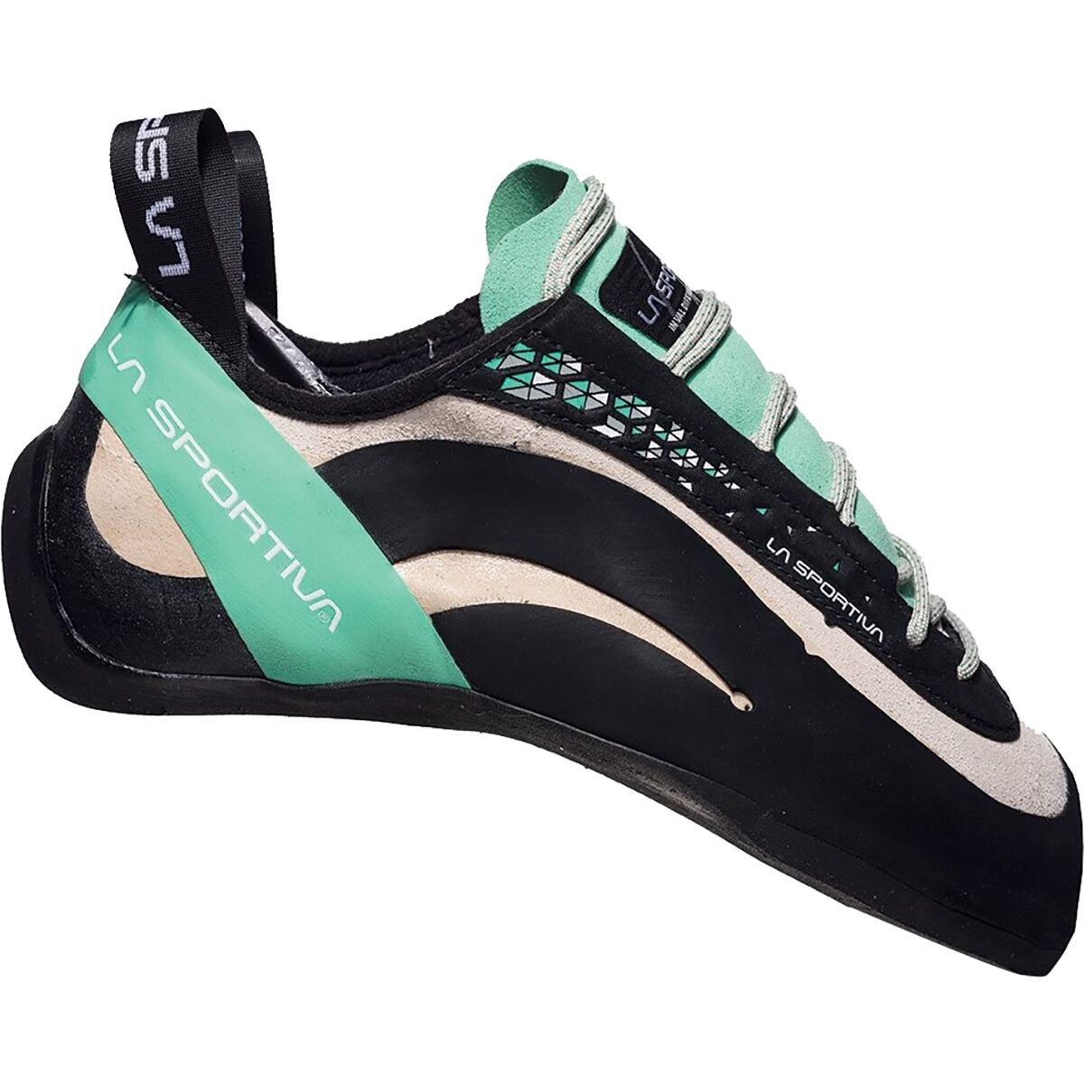 Image of La Sportiva Miura Climbing Shoe - Women's White/Jade Green, 37.0