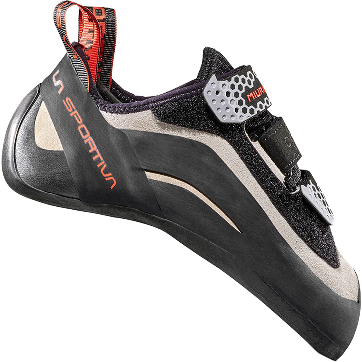 Image of La Sportiva Miura VS Climbing Shoe - Women's White/Cherry Tomato, 40.5
