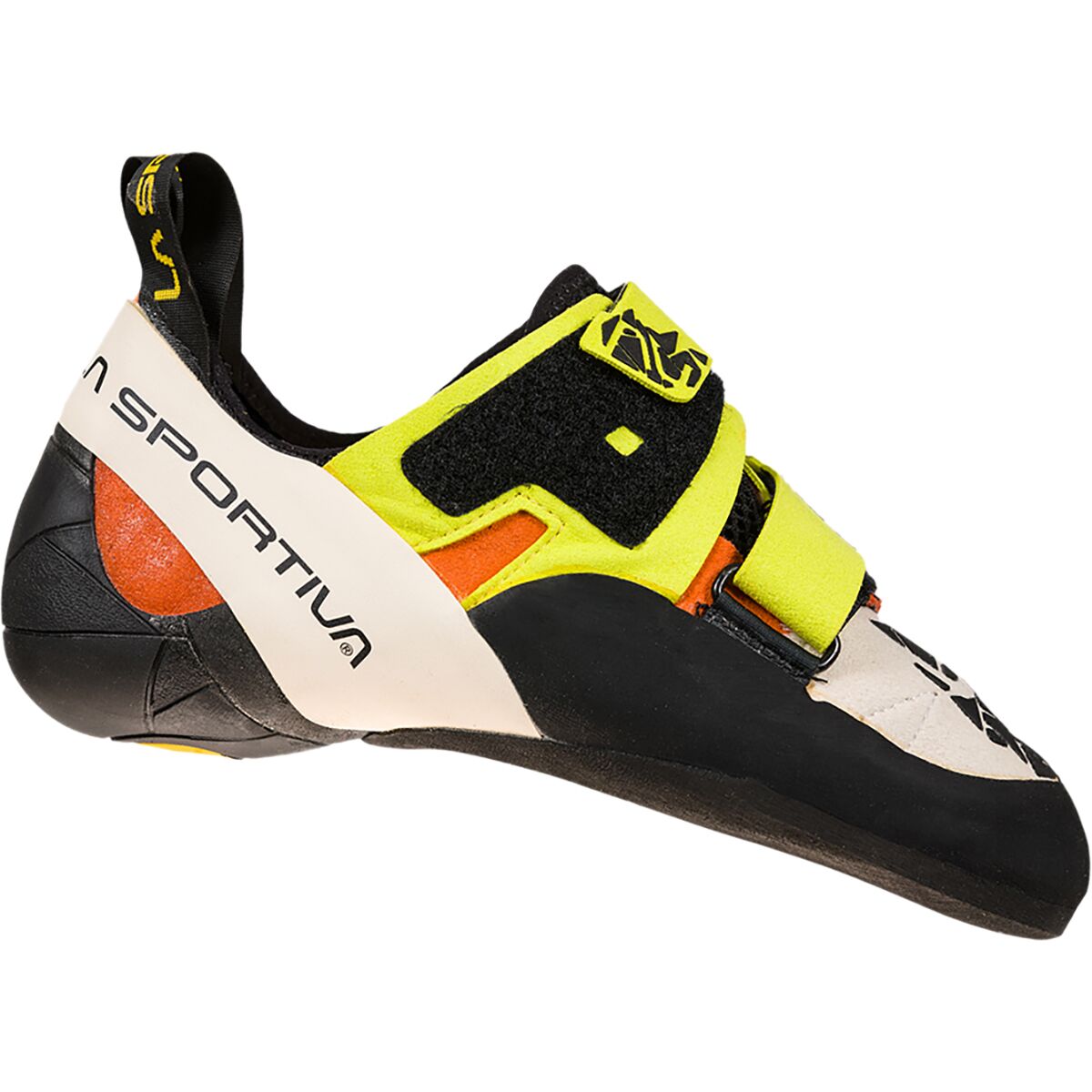 Image of La Sportiva Otaki Climbing Shoe - Women's Sulphur/Coral, 36.5