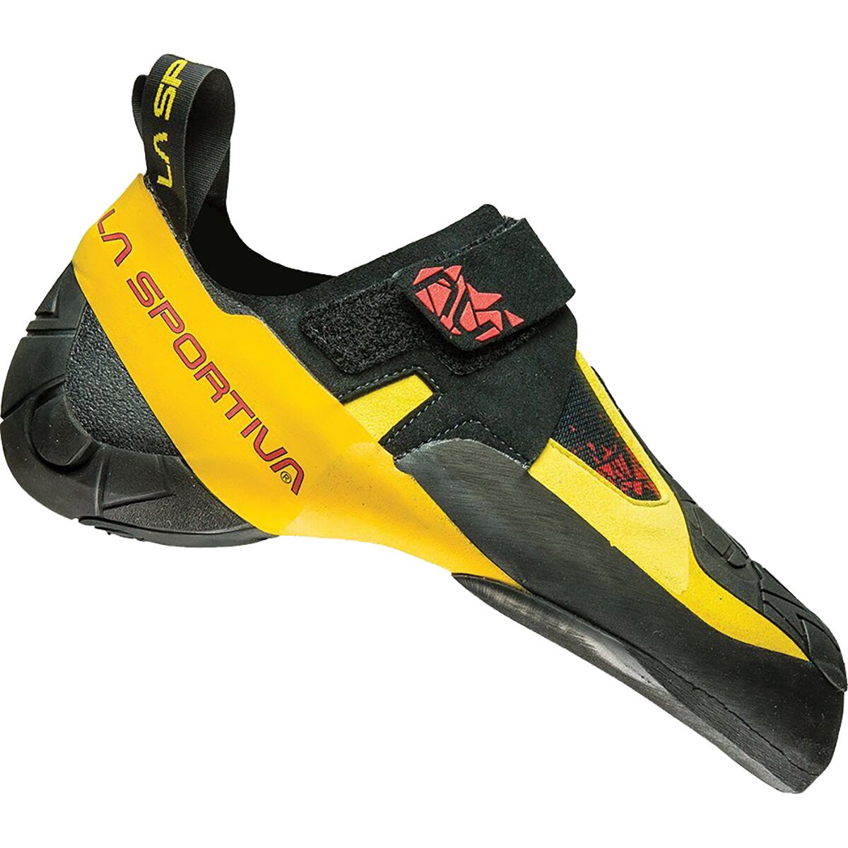 Image of La Sportiva Skwama Climbing Shoe Black/Yellow, 39.5
