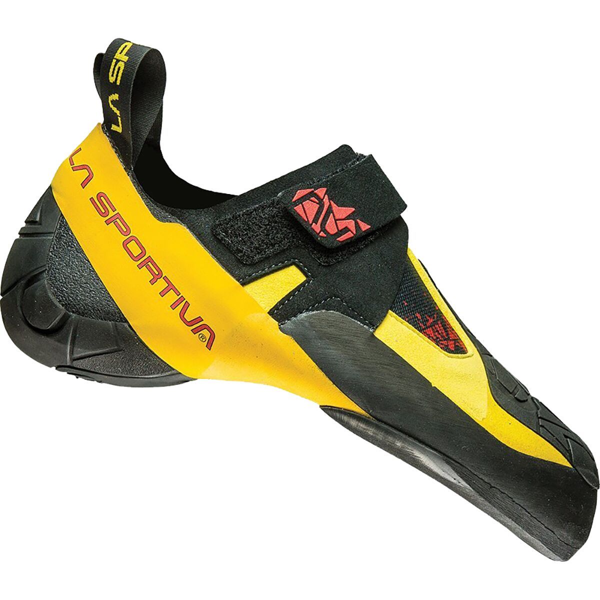 Image of La Sportiva Skwama Climbing Shoe Black/Yellow, 44.5