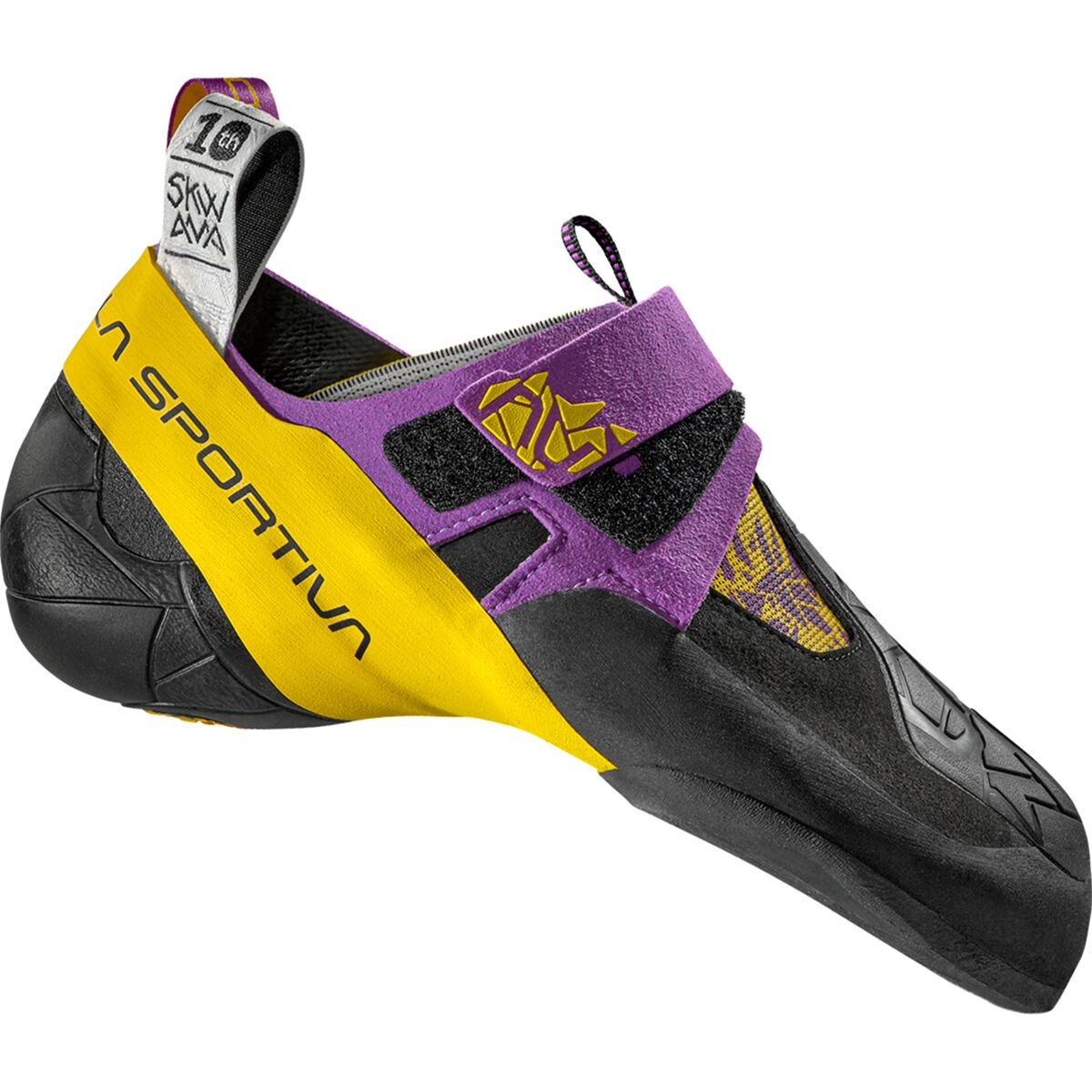 Image of La Sportiva Skwama Climbing Shoe Purple/Yellow, 36.5