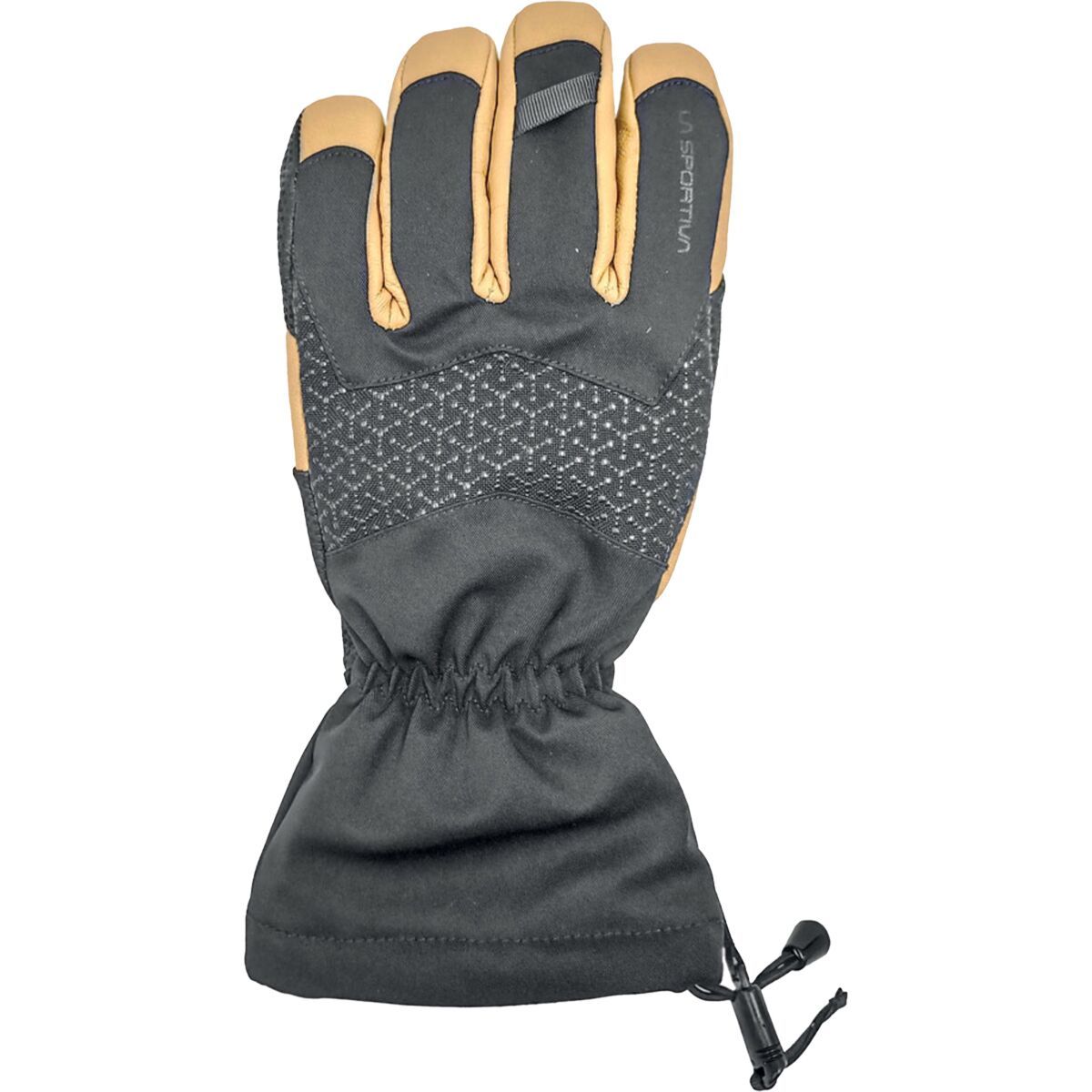 Image of La Sportiva Alpine Guide Leather Glove Black/Cedar, S