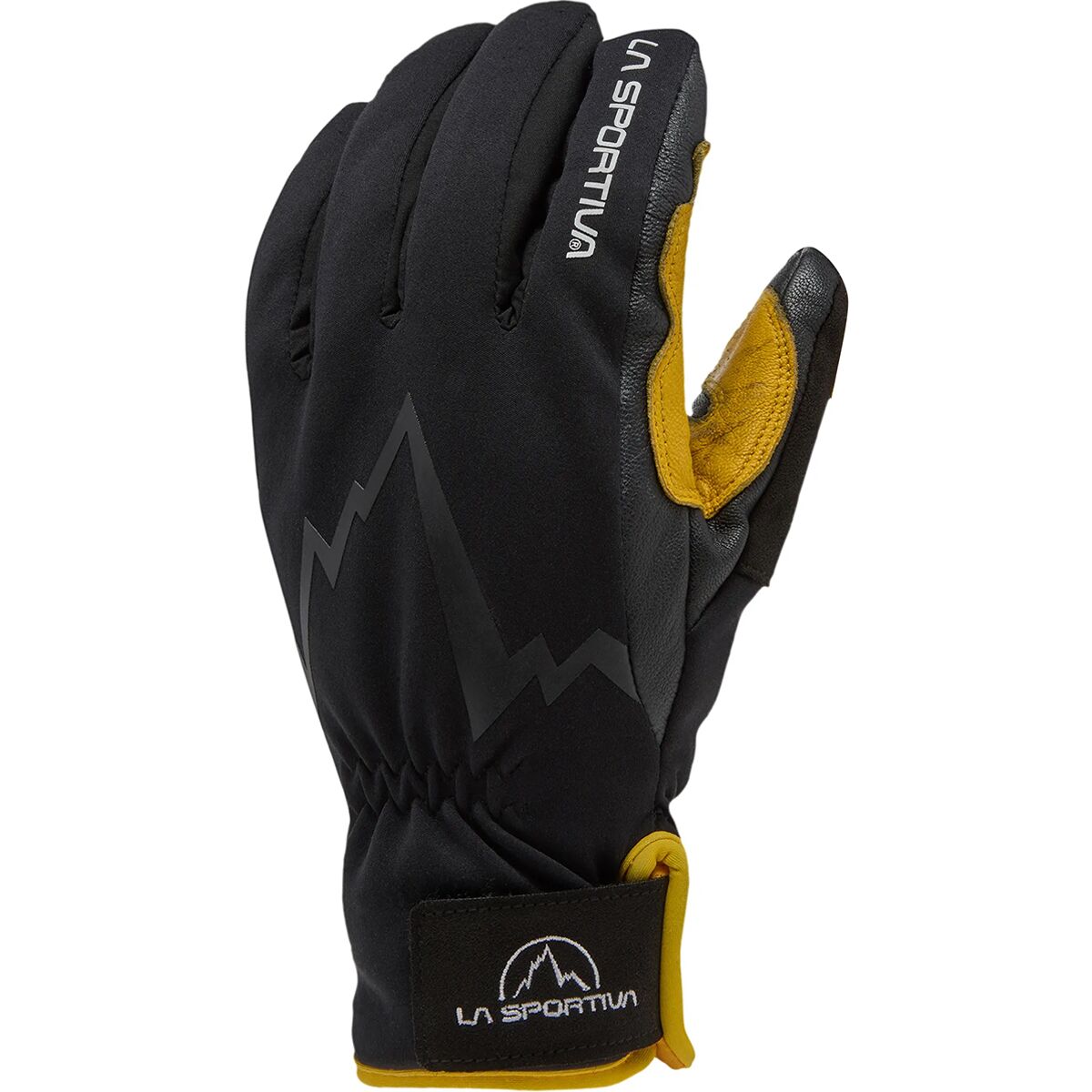 Image of La Sportiva Ski Touring Glove Black/Yellow, L