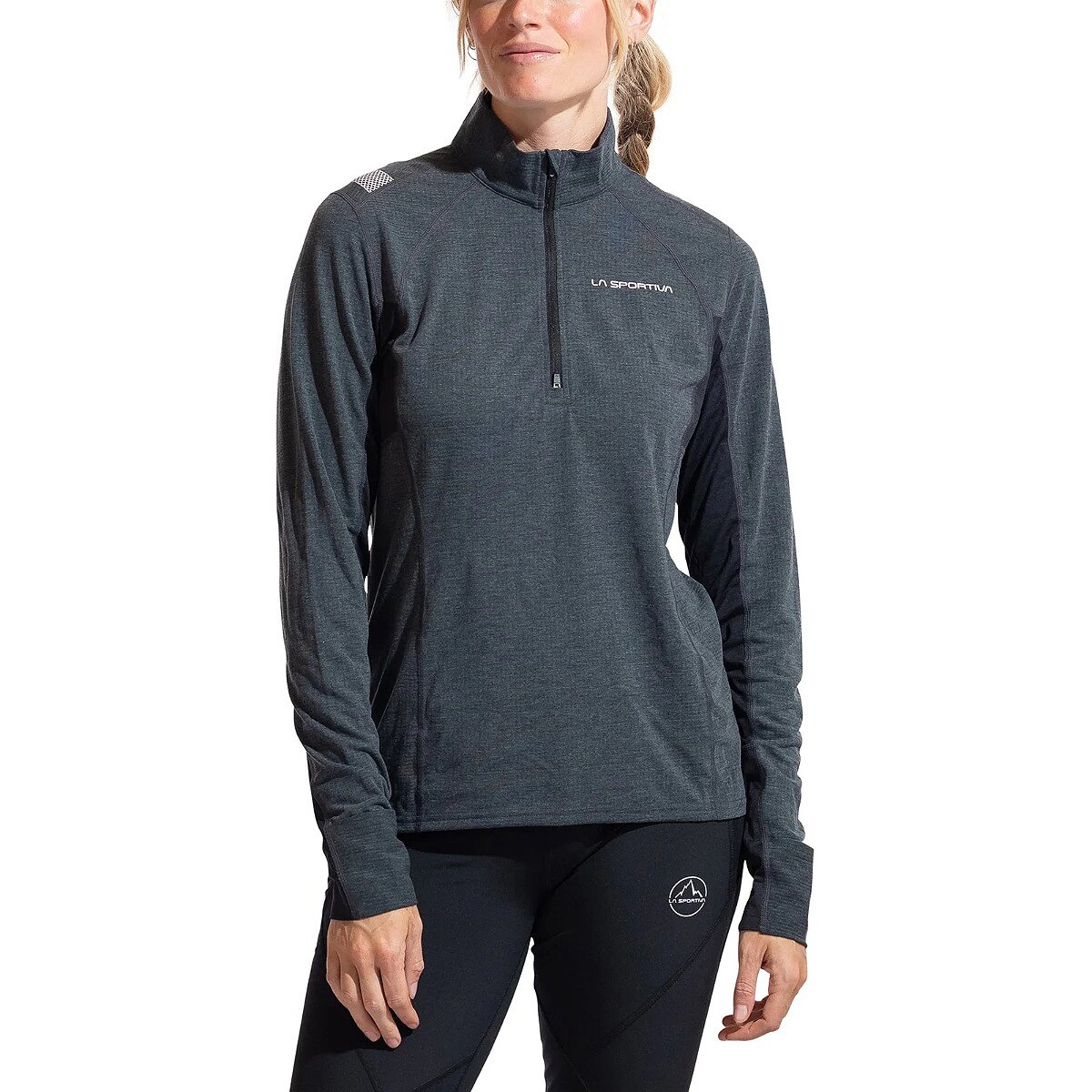 Image of La Sportiva Swift Long-Sleeve Top - Women's Black, XL