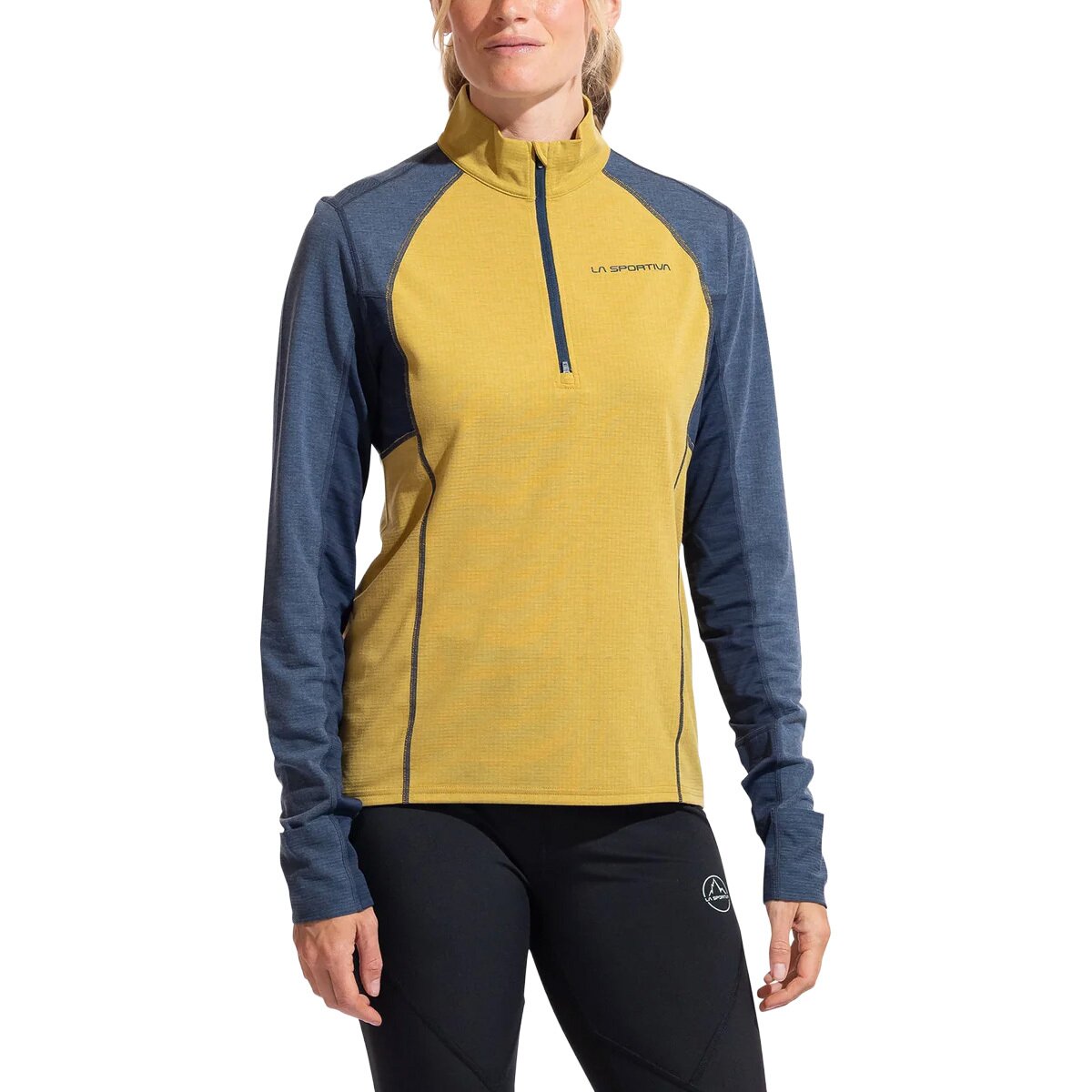 Image of La Sportiva Swift Long-Sleeve Top - Women's Savana/Night Sky, L