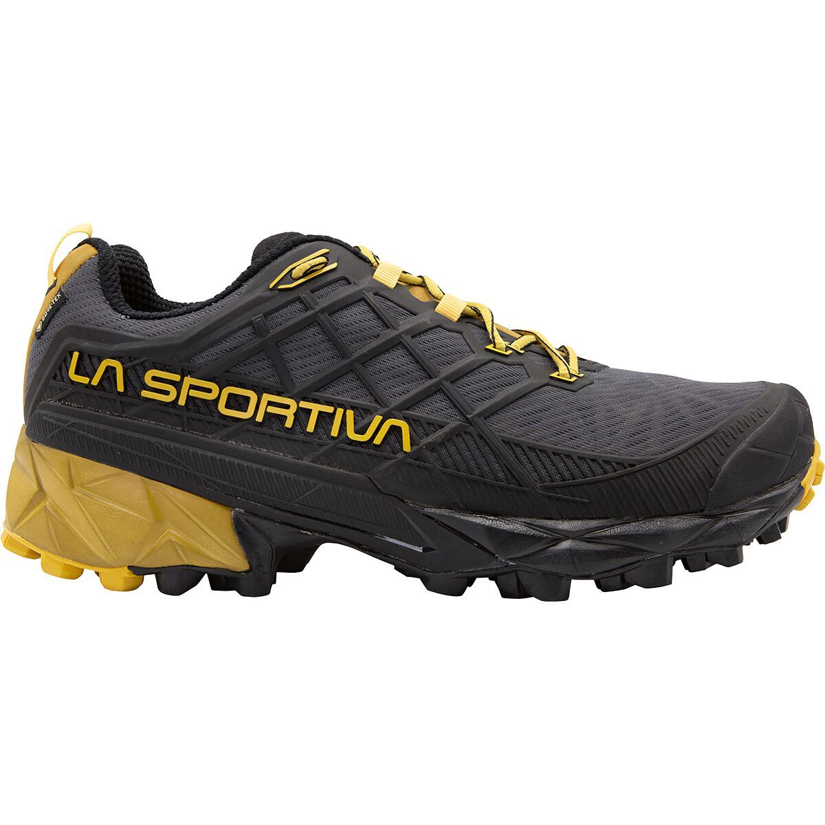 Image of La Sportiva Akyra II GTX Hiking Shoe - Men's Carbon/Bamboo, 45.5