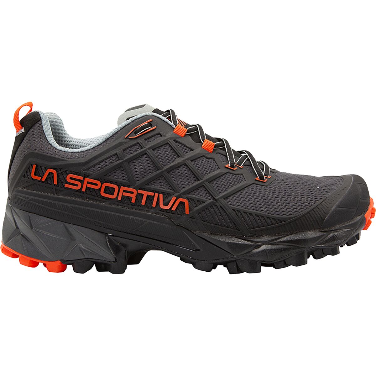 Image of La Sportiva Akyra II Hiking Shoe - Men's Carbon/Cherry Tomato, 41.5