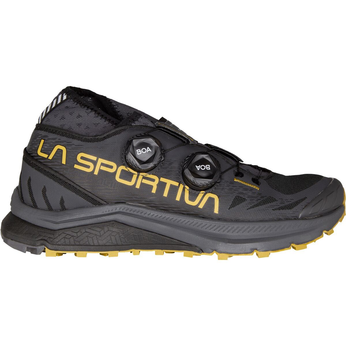 La Sportiva Jackal II BOA Trail Running Shoe - Men's Black/Savana, 47.0