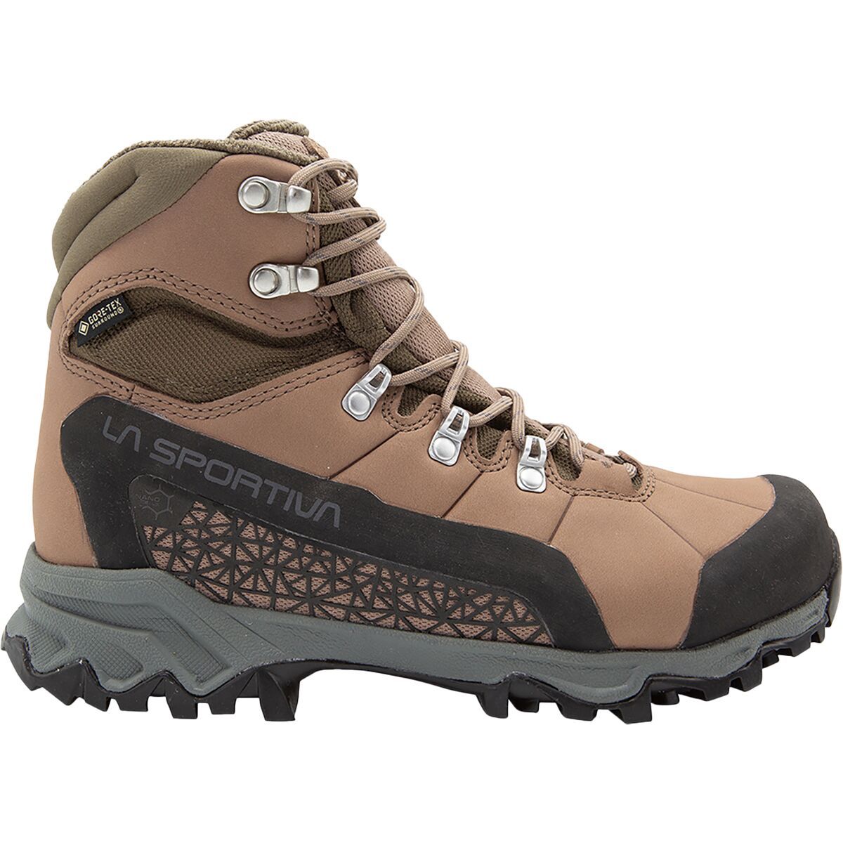 Image of La Sportiva Nucleo High II GTX Boot - Women's Cedar/Sand Dune, 37.0
