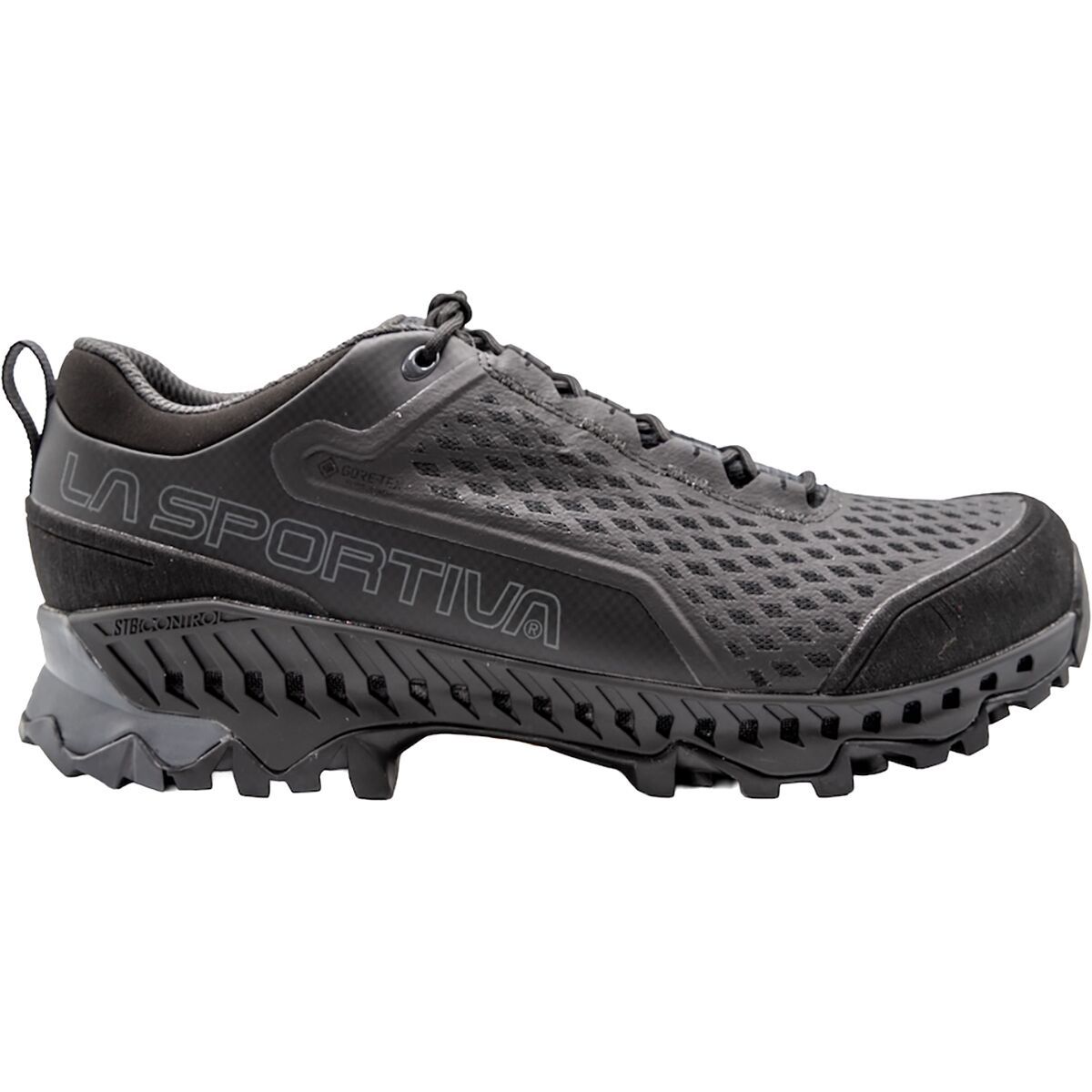 Image of La Sportiva Spire GTX Hiking Shoe - Men's Black/Carbon, 43.0
