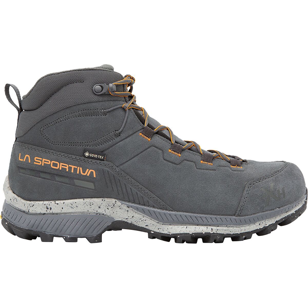 Image of La Sportiva TX Hike Mid Leather GTX Hiking Boot - Men's Metal/Hawaiian Sun, 43.5