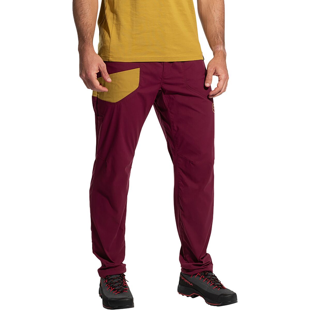 La Sportiva Labyrinth Pant - Men's Redwood/Savana, S