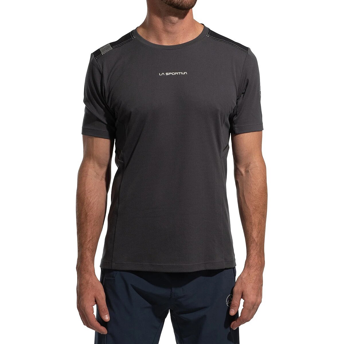 Image of La Sportiva Ridge T-Shirt - Men's Onyx/Black, L