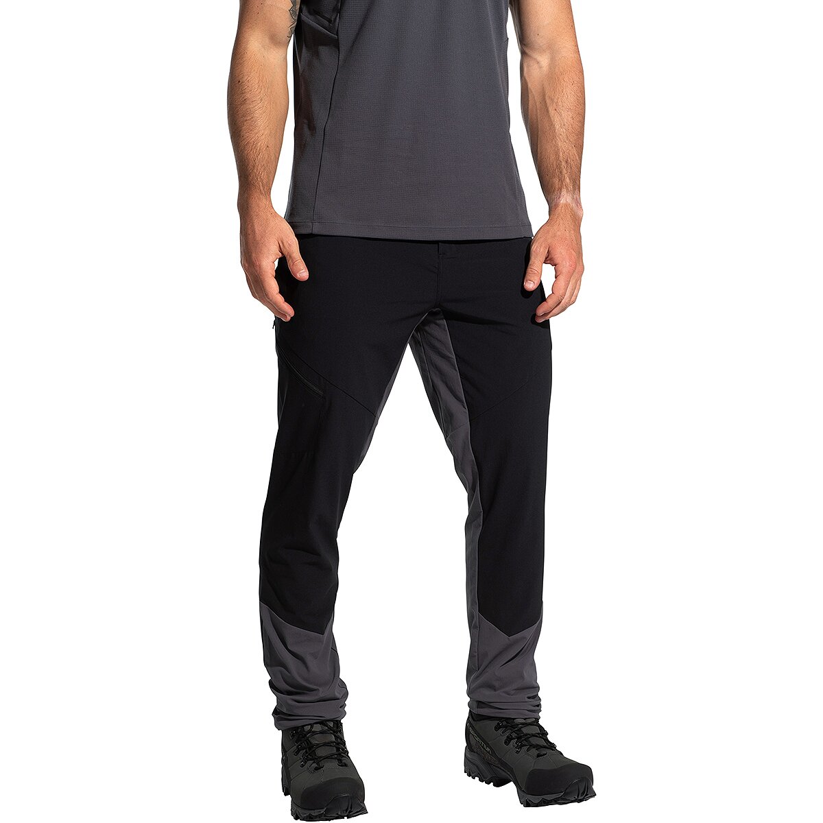 Image of La Sportiva West Crest Pant - Men's Black/Savana, XL