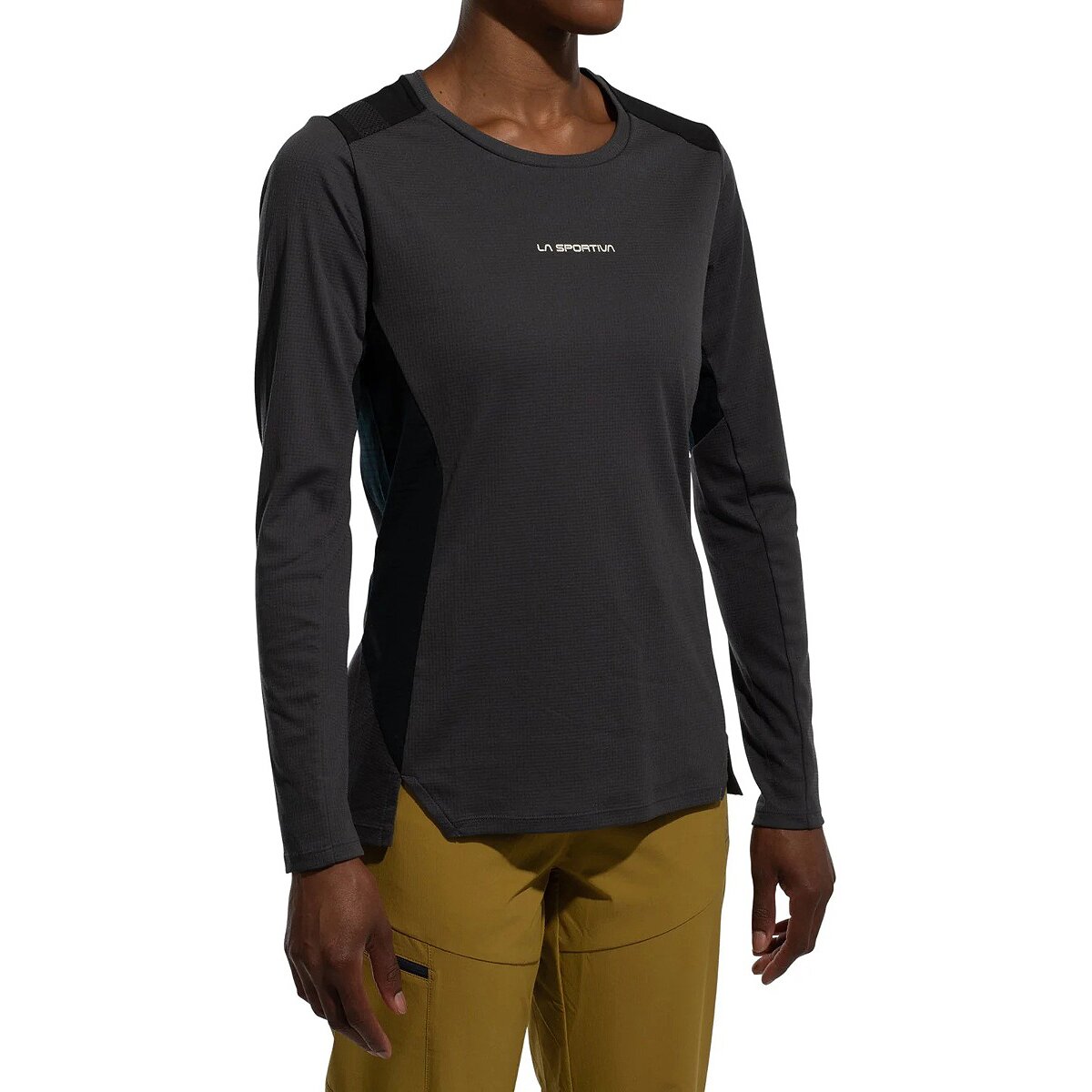 Image of La Sportiva Beyond Long-Sleeve Top - Women's Onyx/Chalk, S