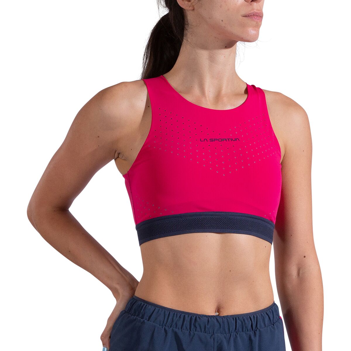 Image of La Sportiva Captive Air Top - Women's Azalea/Night Sky, S