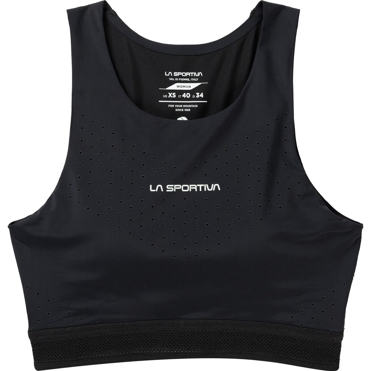 Image of La Sportiva Captive Air Top - Women's Black/Chalk, L