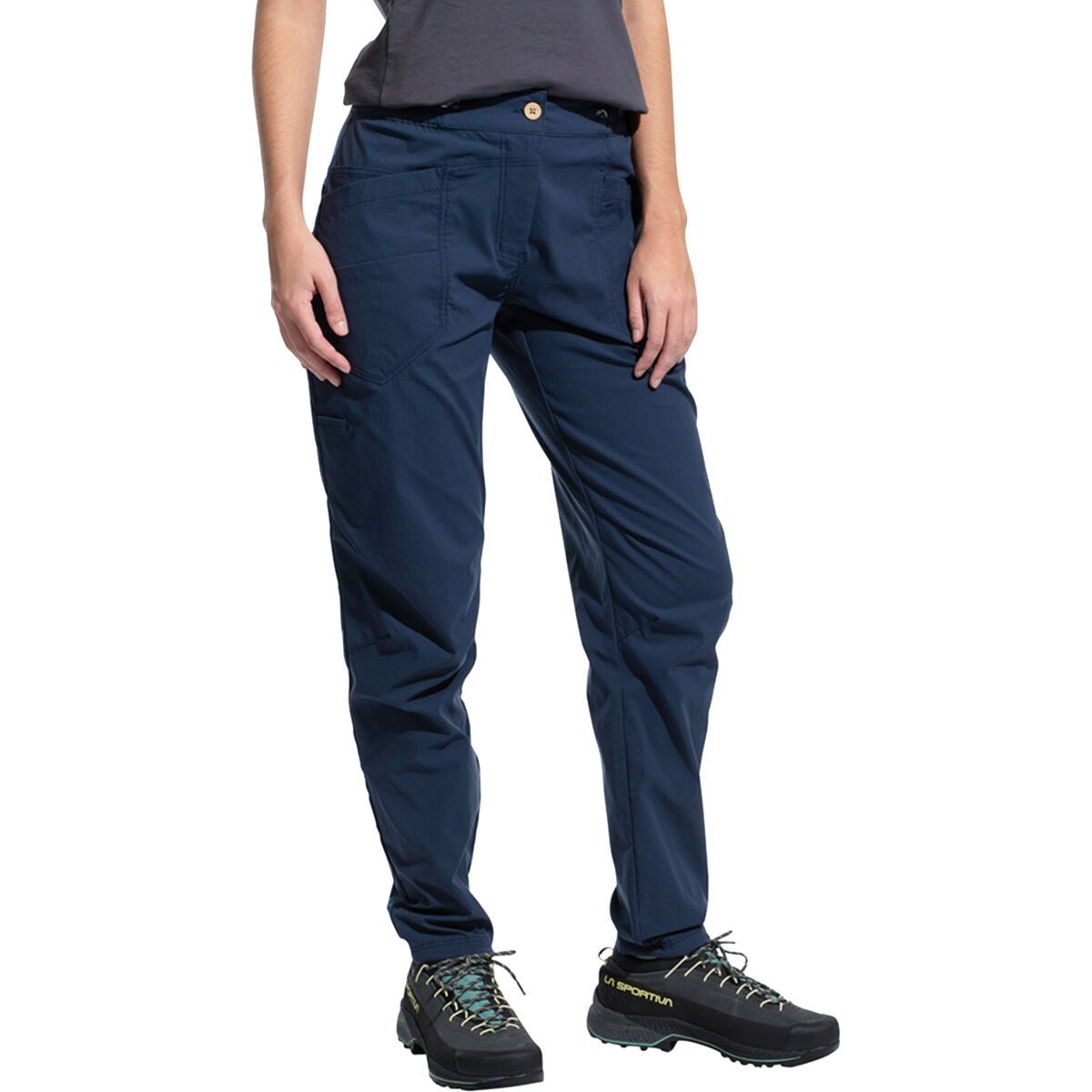 La Sportiva Labyrinth Pant - Women's Night Sky/Aspen Green, L