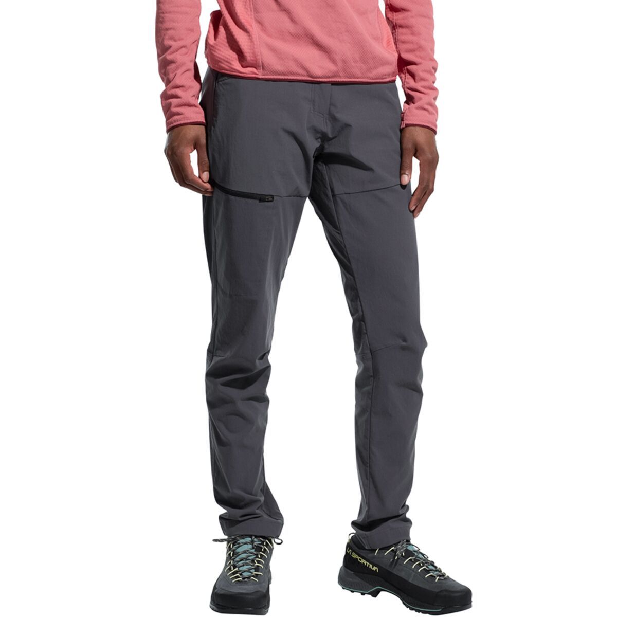 Image of La Sportiva Machina Tech Pants - Women's Onyx/Chalk, M