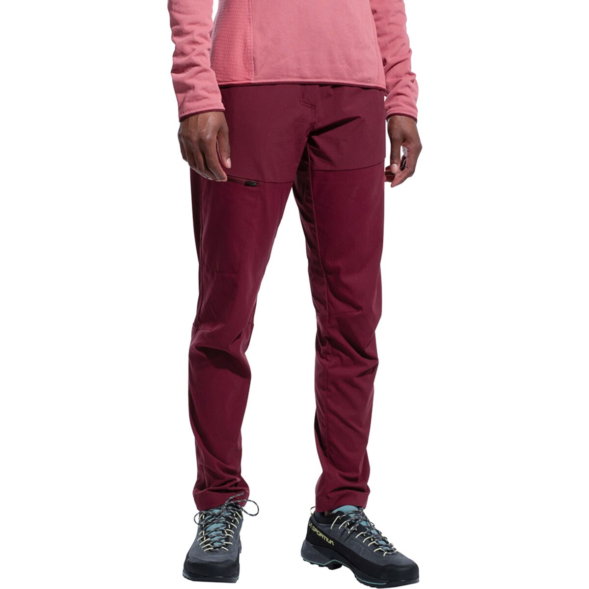 Image of La Sportiva Machina Tech Pants - Women's Redwood/Rosebay, L